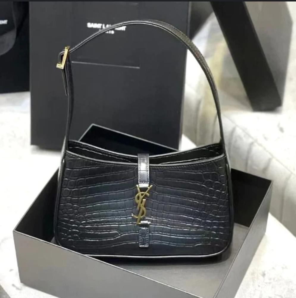 Saint Laurent L5A7 black leather bag - E-SEVEN STORE