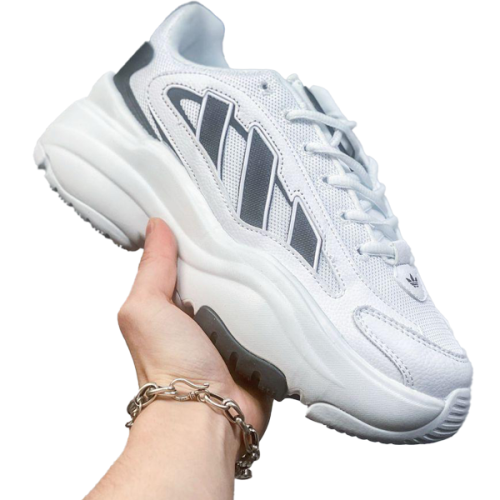 Adidas Ozgaia Unisex White and Grey Fashion Sneakers | ESEVEN STORE