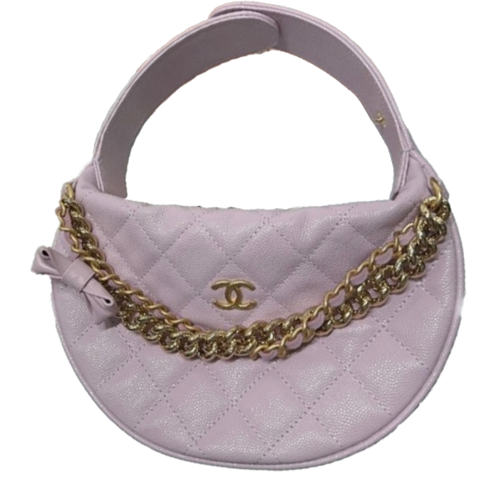 Chanel knot and zip handbag, 20 cm, gorgeous pink