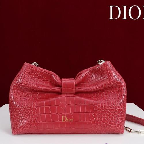 Lady Dior 17cm Fuchsia Top Handle Bag - E-SEVEN STORE