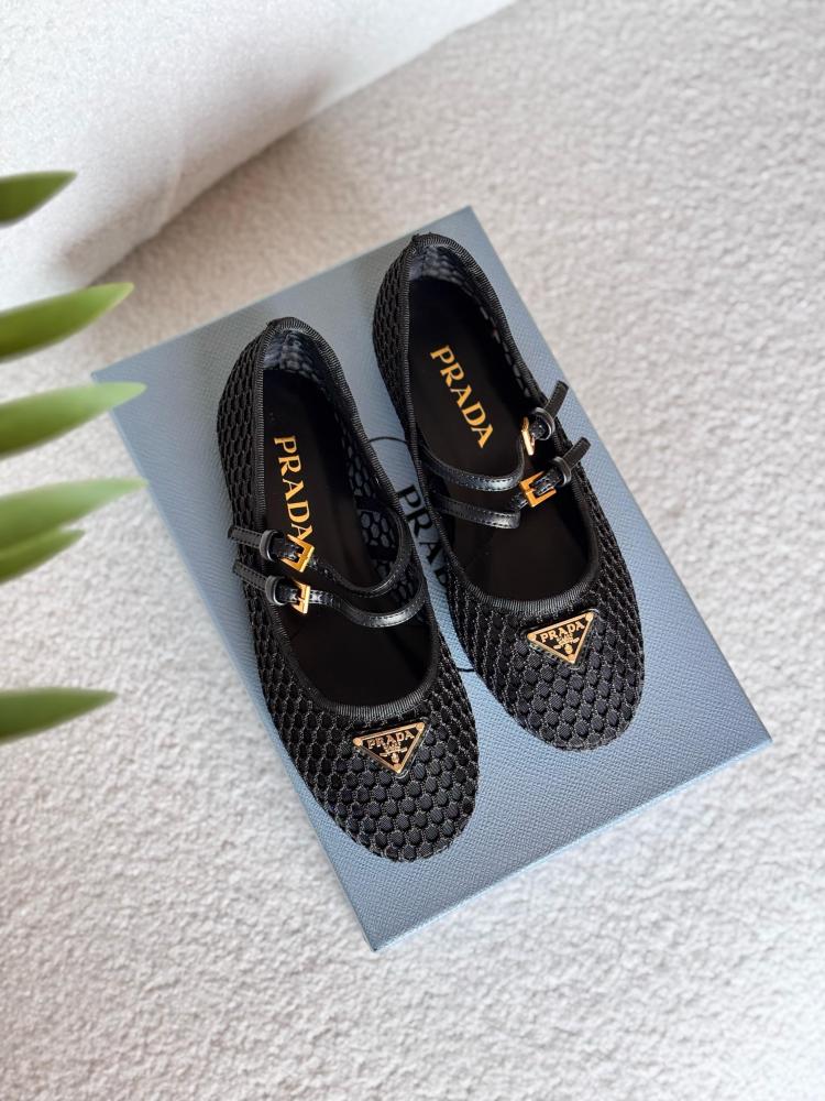 【PRADA】★関税込★25SS★Ballerina Mesh Flat Shoes 28215825_57669408_600.jpg