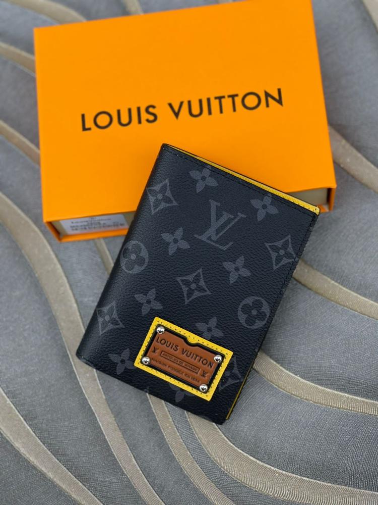 Louis Vuitton Small Leather Wallet in Navy - E-SEVEN STORE
