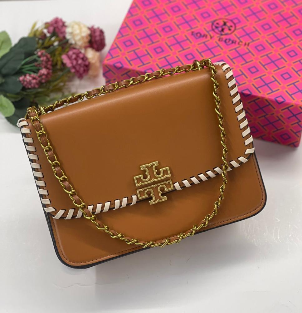 Tory Burch Britten 24cm Honey Bag - E-SEVEN STORE
