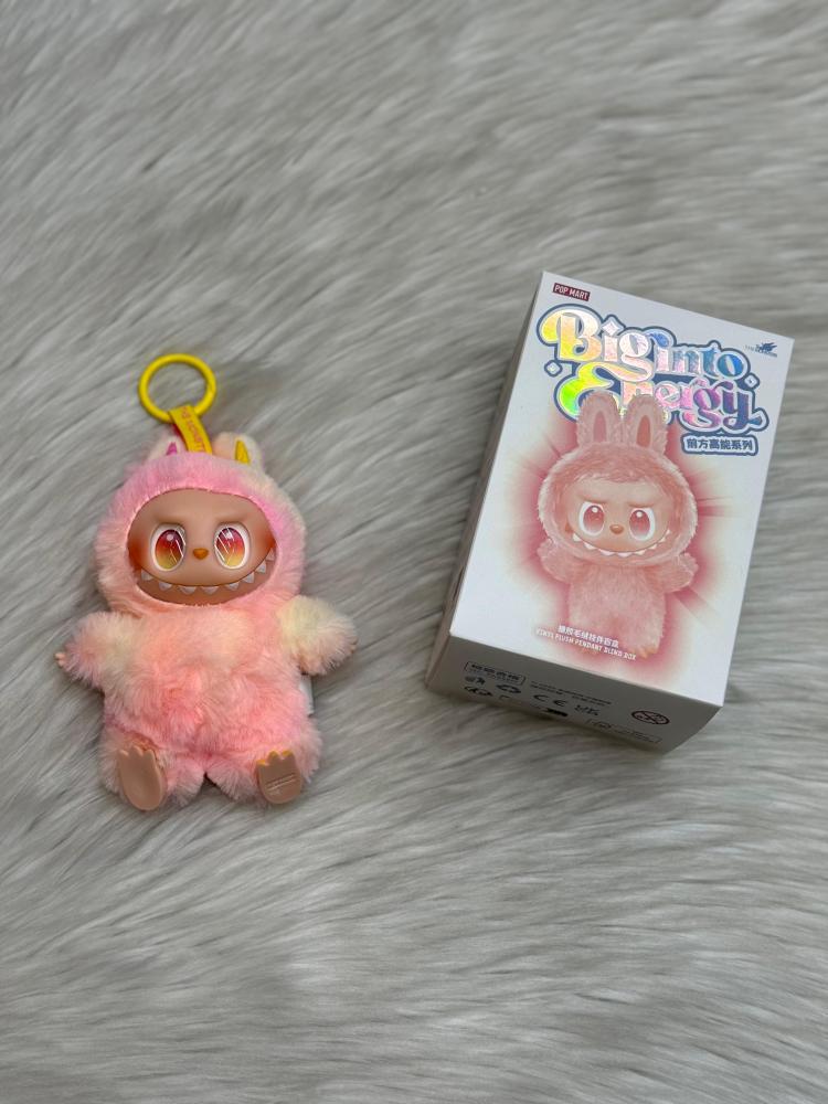 Portacle Labobo Doll Keychain Cute Pink