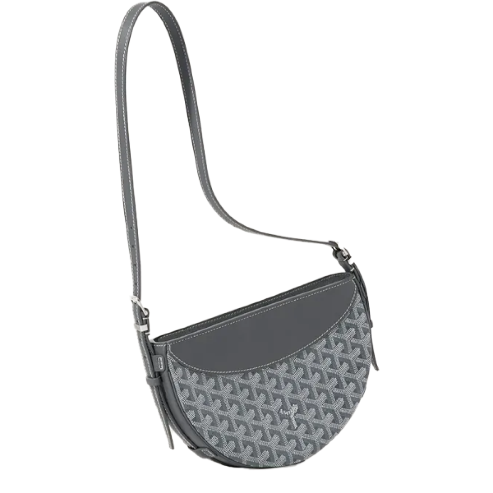 Goyard HIRONDELLE bag, gray, 25 cm, elegant