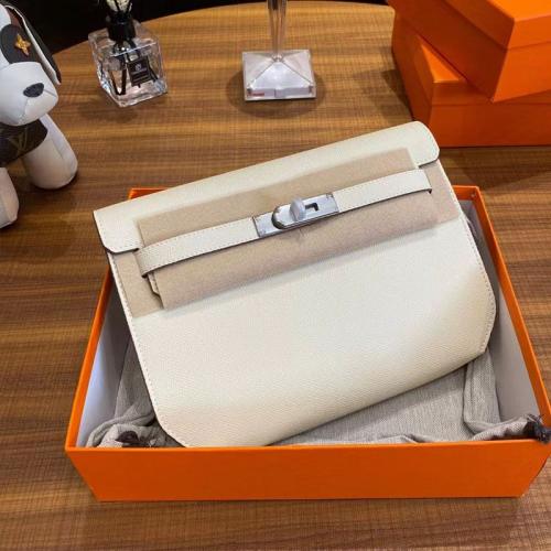 Hermes Ellot 50 Sandal with Brown Heel - E-SEVEN STORE