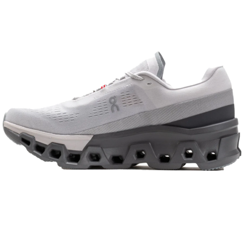 Cloud Monster 2 Mesh Running Shoe for Men and Women Grey White - E