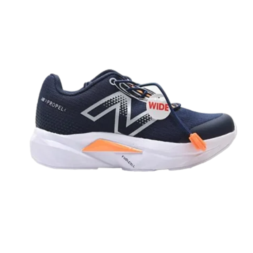 New Balance Kids' FuelCell Shoes in Navy Orange E-SEVEN STORE