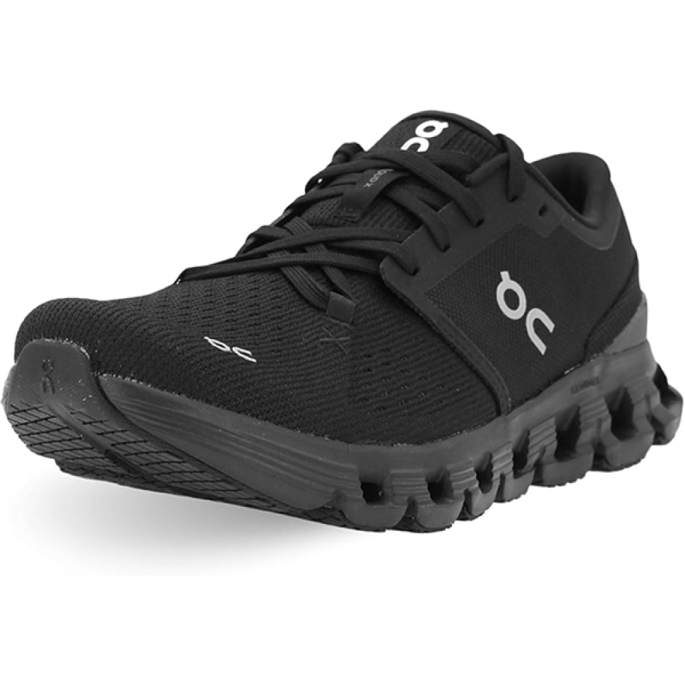 ON Women's Cloud X4 Mesh Black Shoe - E-SEVEN STORE