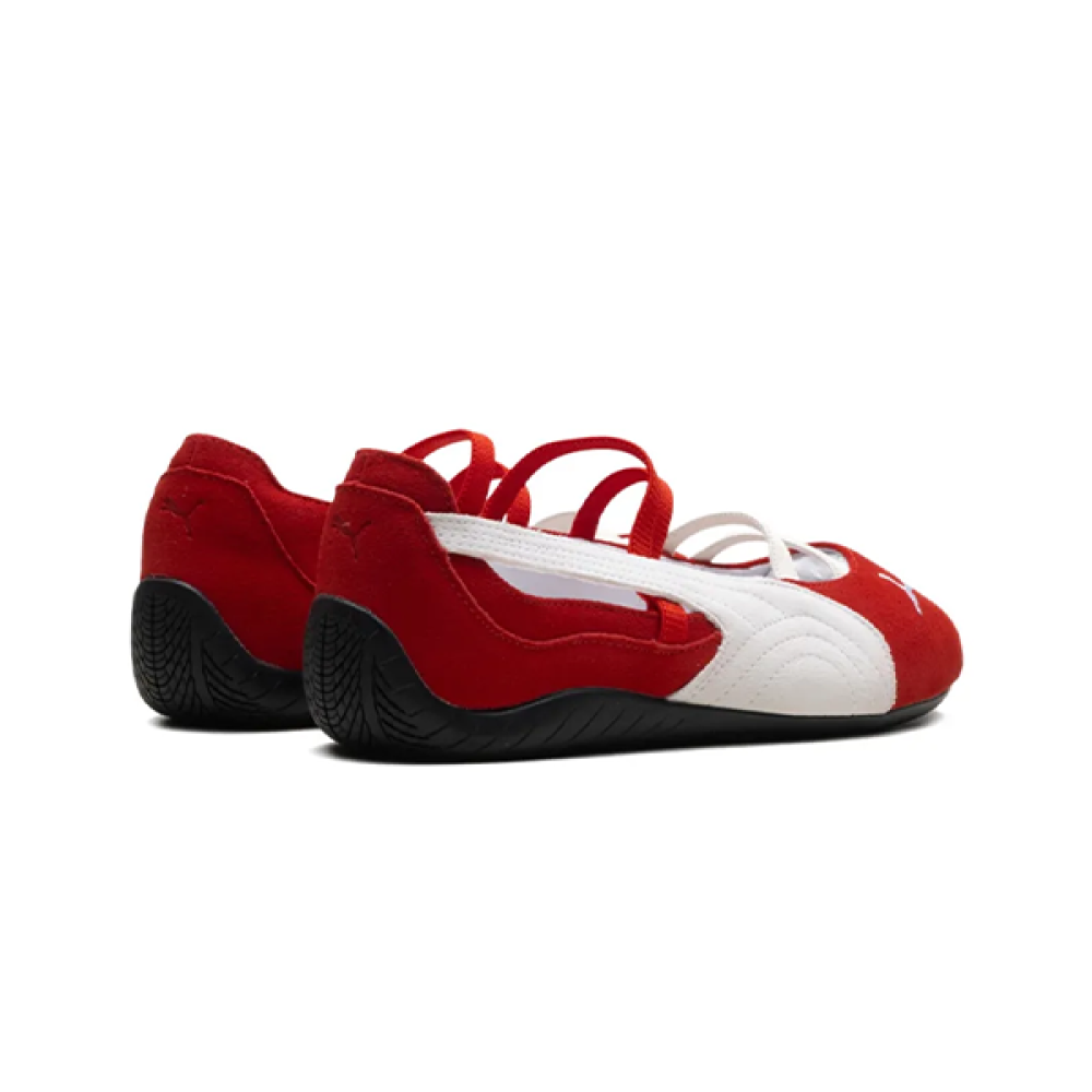Puma Speedcat Ballet Women's Red and White Ballerina - E