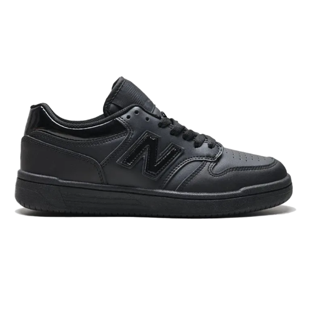 New Balance 480 Dark Black Flat Sneaker