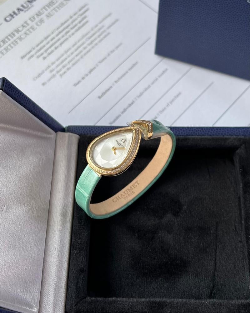 Chaumet Ladies Josephine Crocdale Royal Green Watch - E