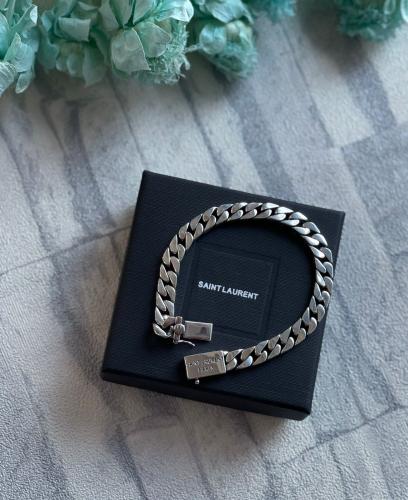 【送料&関税込】Saint Laurent Chain Bracelet Saint Laurent Chain Bracelet - Silver – Kith