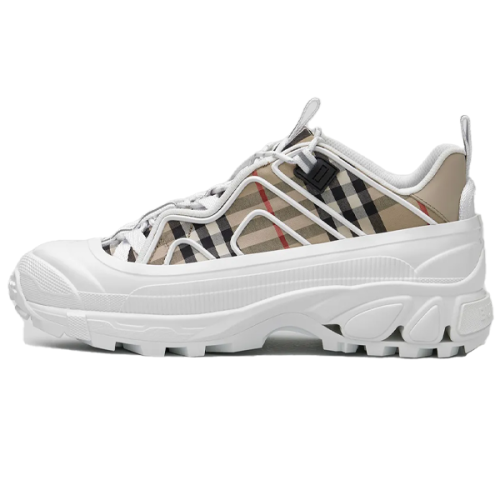 BURBERRY スニーカー Burberry Chunky Men's Sneakers in Beige and White Check