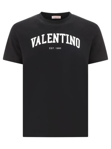 VALENTINO ブラック Tシャツ XS 中古・古着通販】VALENTINO (ヴァレンティノ) VロゴプリントTシャツ