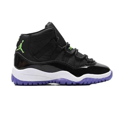 retro 11 black and purple