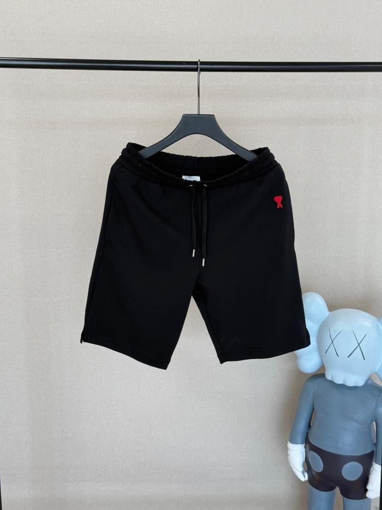 Amy Paris Men's Black Cotton Sports Daily Shorts - E-SEVEN STORE