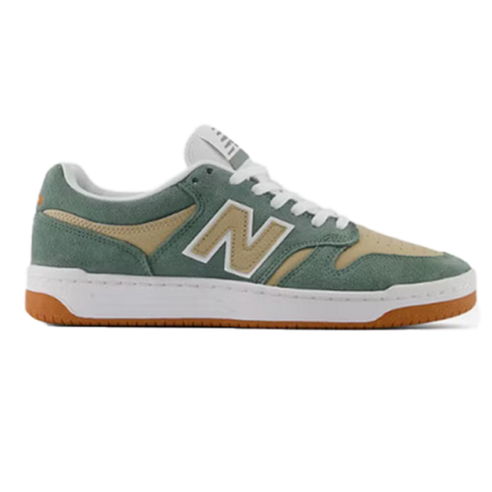 New Balance 480 Green Beige Unisex Running Shoes