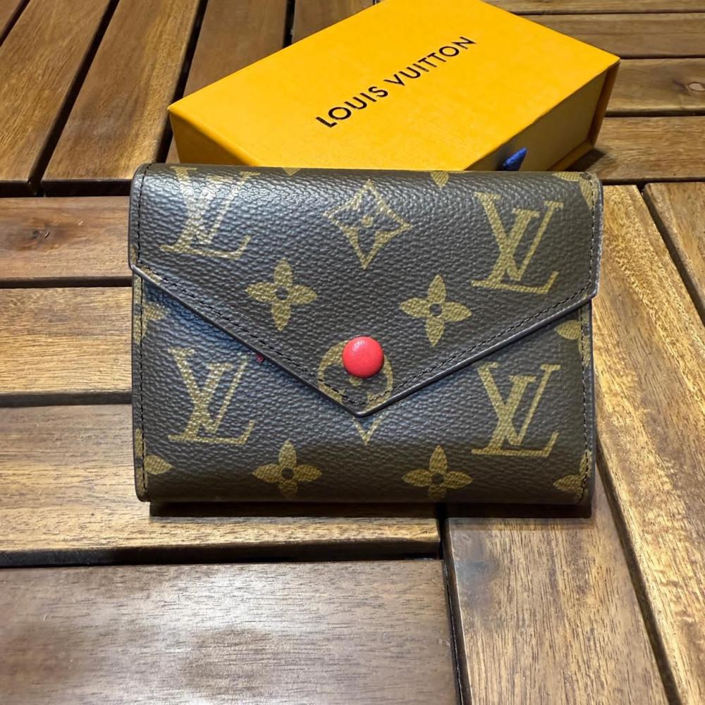 Louis Vuitton Victorinox Small Monogram Lock Wallet Red - E