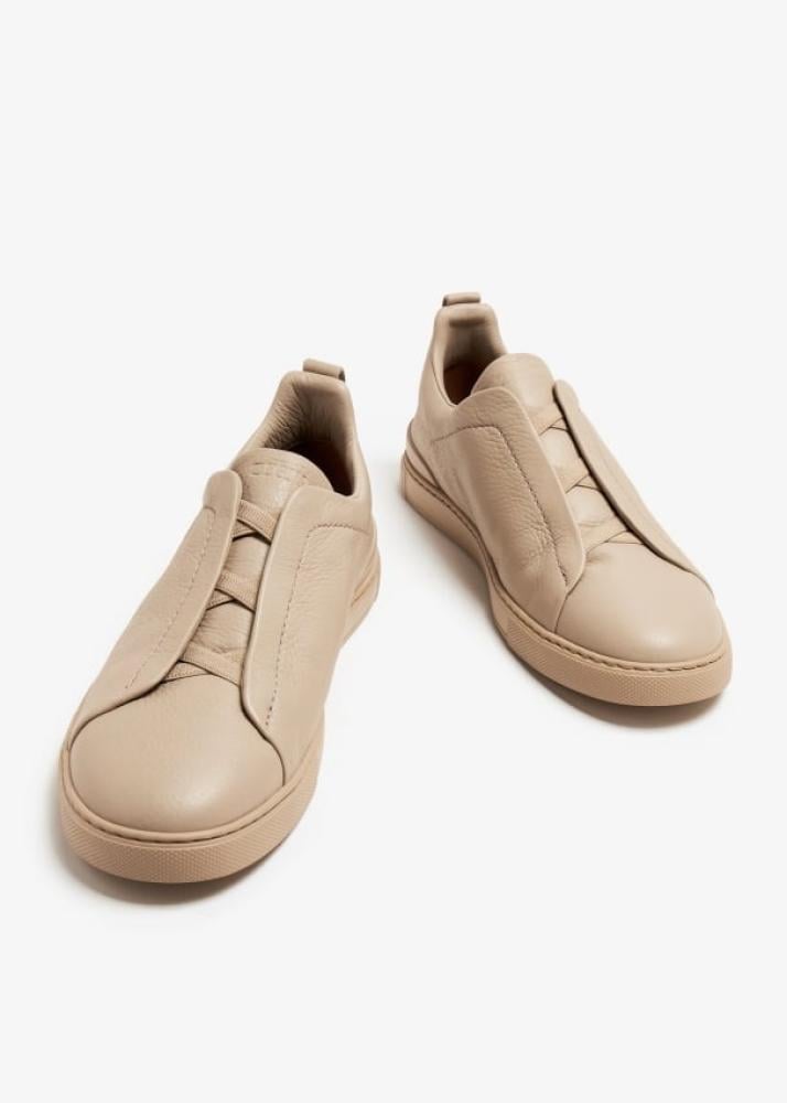 Zegna Men's Casual Flat Shoes, Beige