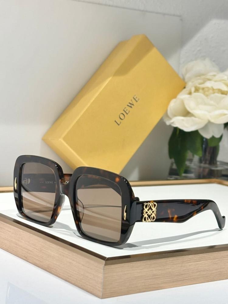 Loewe Women's Sunglasses Brown Square Lenses - E-SEVEN STORE