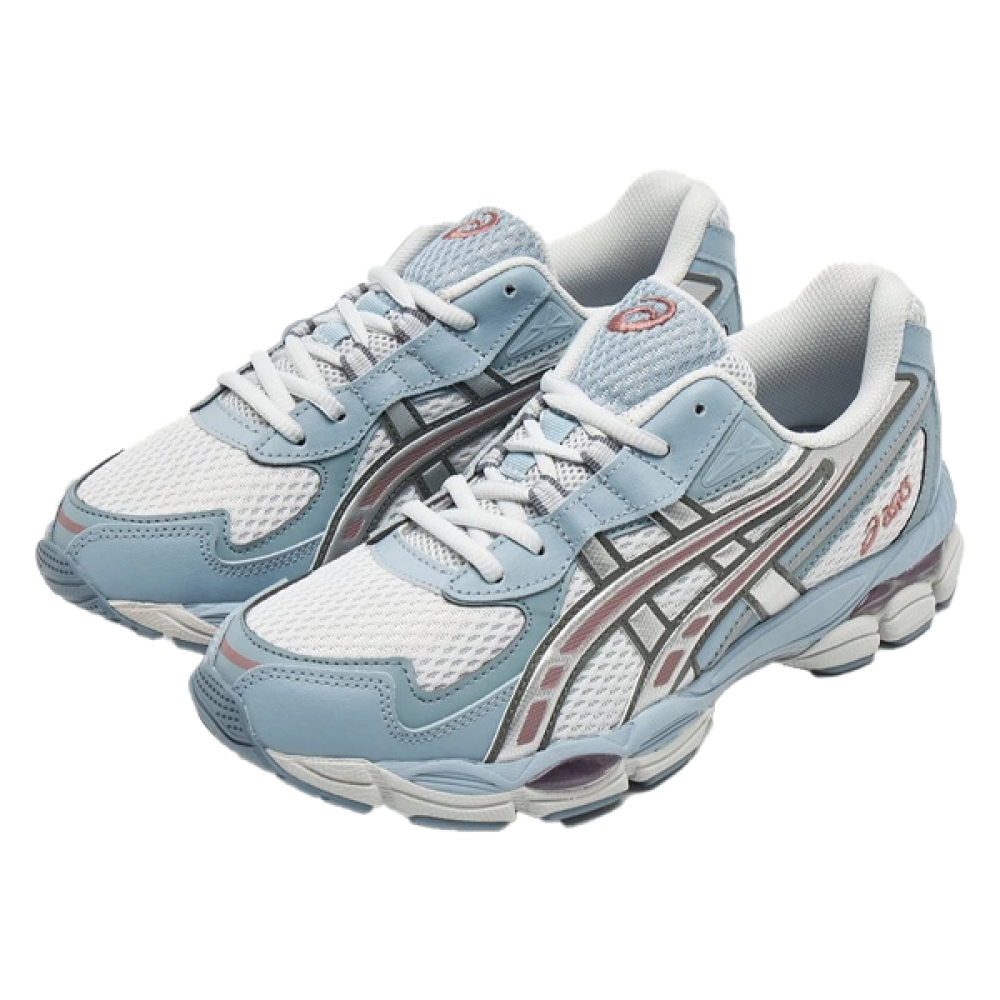 ASICS GEL-NYC Unisex Sports Sneaker, Blue Silver - E-SEVEN STORE
