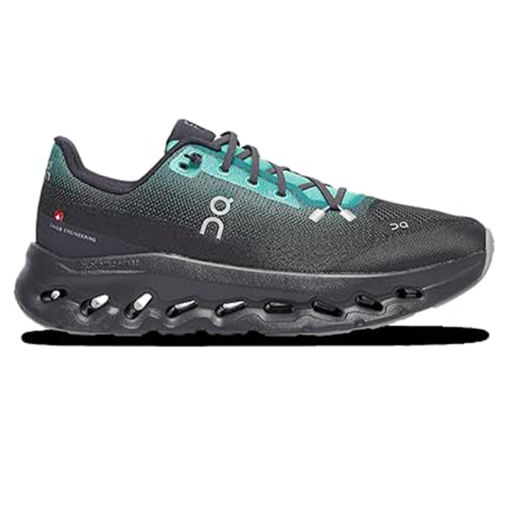 Unisex Cloud On Tilt Black and Green Shoes