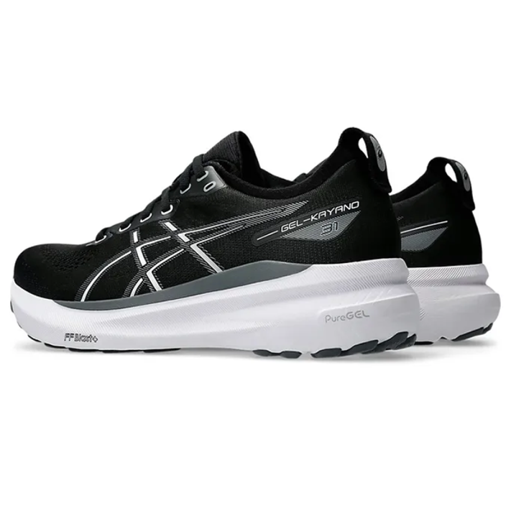 シャネル Unisex Eskies Gel-Kayano 31 Black White Sole FF Turbo Shoes
