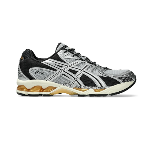 Ascis Gel Nimbus 10.1 Sneakers - Mustard Silver and Black | ESEVEN