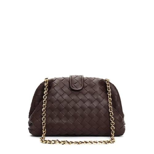 Bottega Women's Luxury Brown Chain Holder Bag - E-SEVEN STORE