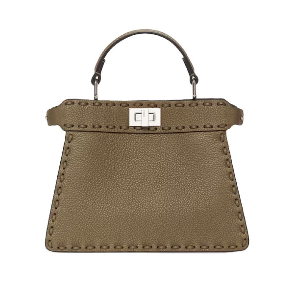 ディオール Fendi Peekaboo I See You Handbag in Chic Olive - E-SEVEN STORE
