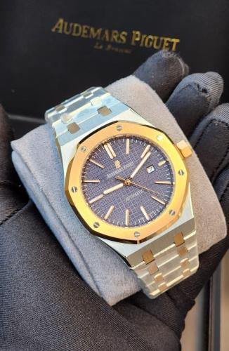 AP Men's Royal Oak Luxury Silver Watch - E-SEVEN STORE