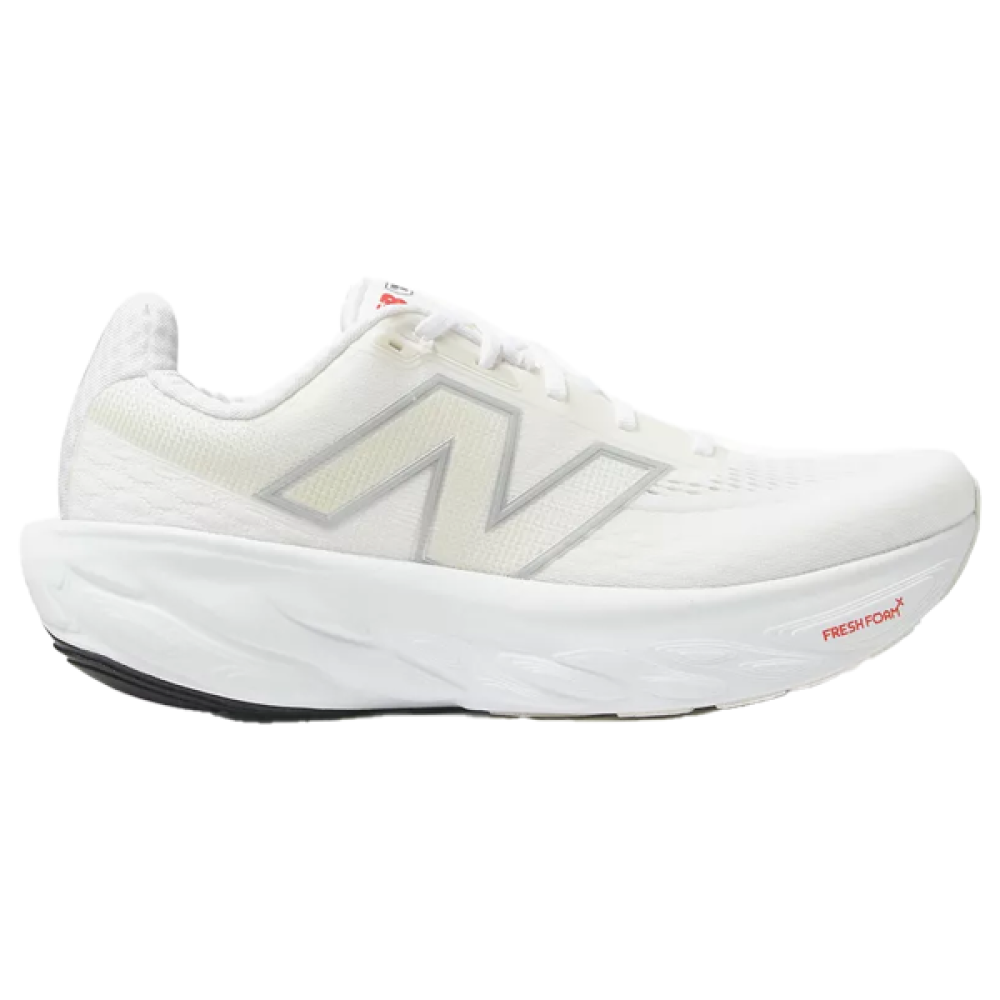 New Balance Fresh Foam Unisex Running Sneakers White Silver N Logo Side