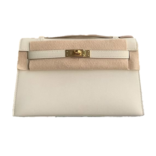 Hermès 未使用　ベージュ レザー 手袋 金具付き ジェムラインジャパン - 公式サイト - / 未使用 エルメス