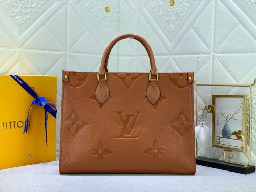 Louis Vuitton On the Go Monogram Large Leather Bag for Women