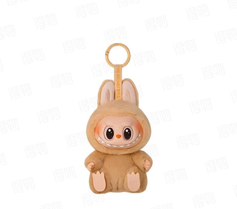 Cute Labubu Doll Pendant Dark Yellow