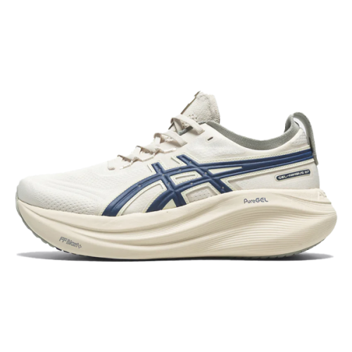 ASICS Unisex Gel-Nimbus 27 ATC Shoes, White Blue Night - E-SEVEN STORE