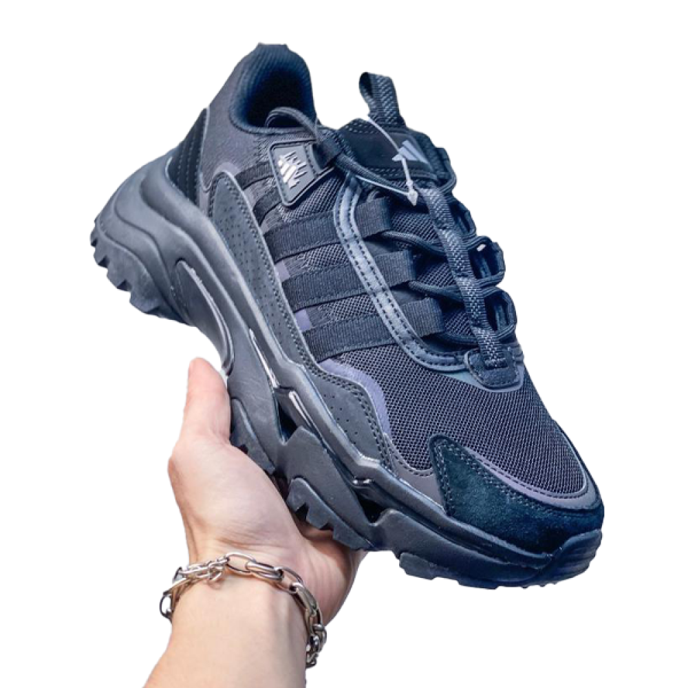 Adidas Citywowlk MT Running Sneakers in Black Suede