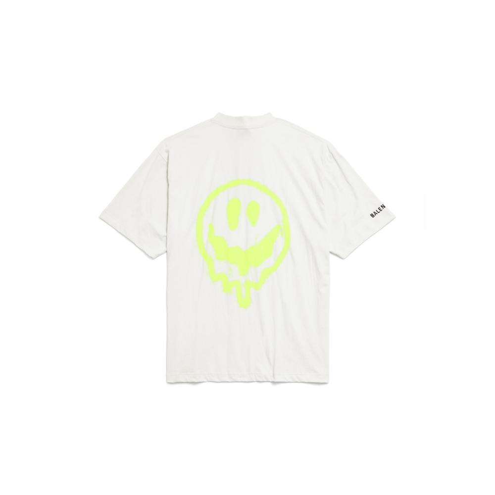 Balenciaga HI THERE + DRIPLEY Sport T-Shirt, White - E-SEVEN