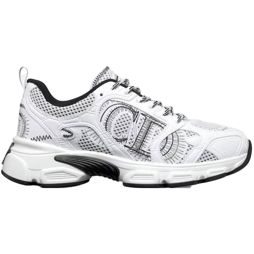 【関税&送料込】Dior Dior Chrono Sneaker Dior Chrono Sneakers, White and Black, Unisex - E-SEVEN STORE