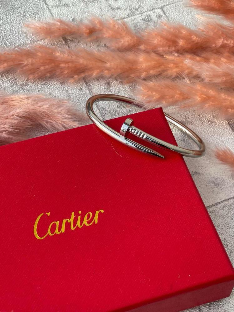 Cartier Women's Silver Nail Bracelet