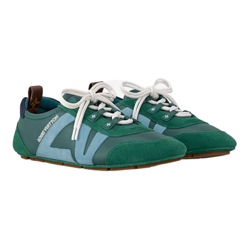 Louis Vuitton Sneakerina Women's Sneakers in Green and Sky
