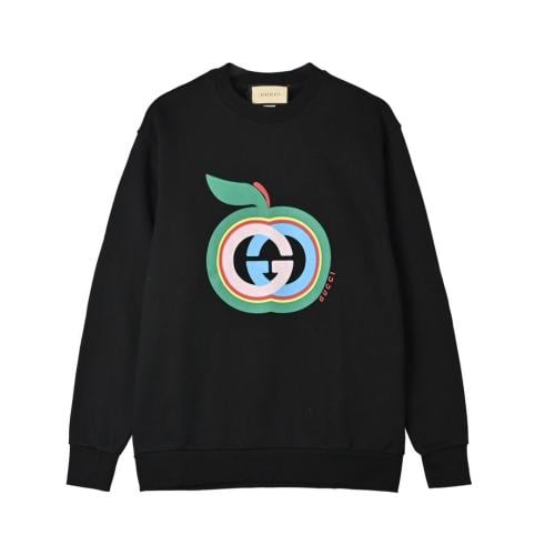 Gucci Men's/Women's Winter Unisex Sweatshirt with Gucci Apple
