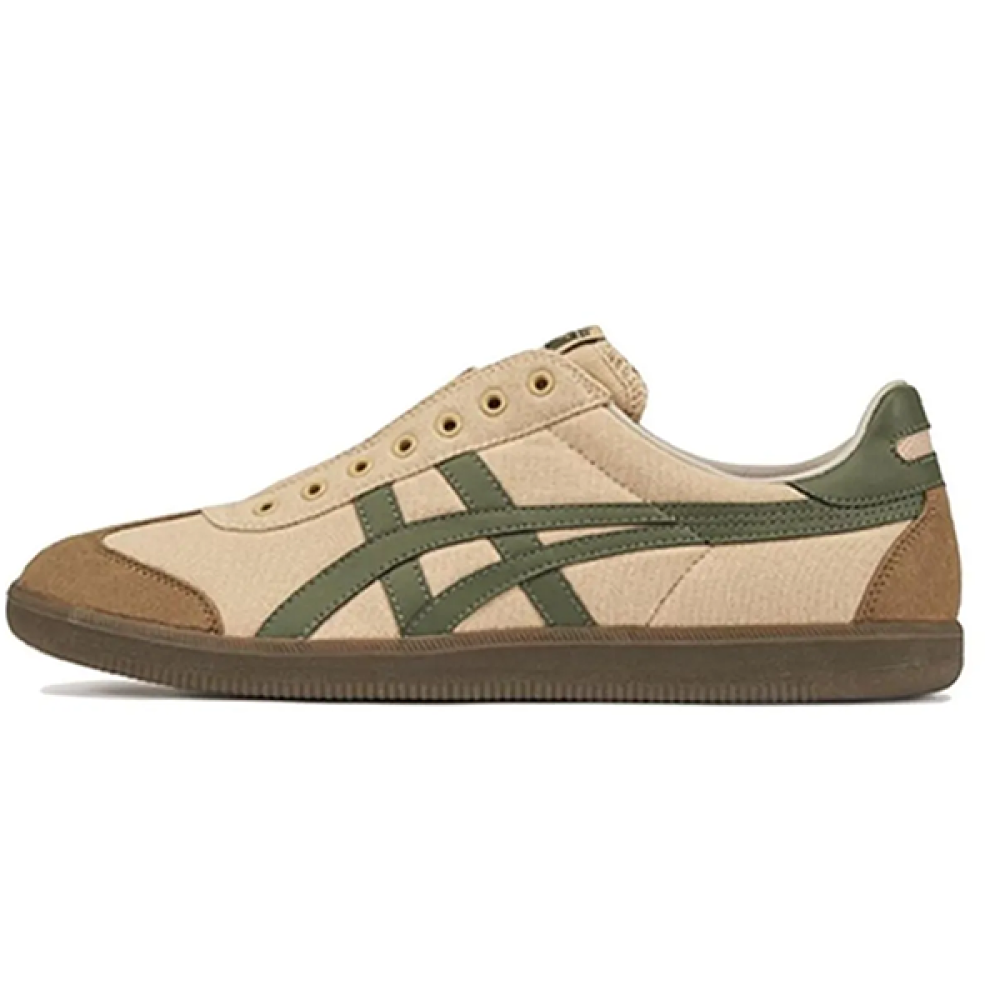 Onitsuka Tiger Slip-On Unisex Shoes, Beige Olive