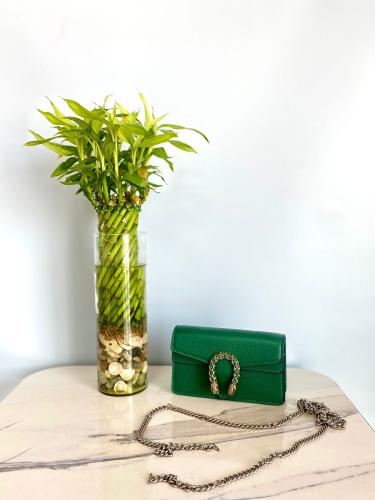 Goyard Saint Louis PM Floral Print Large Handbag 36cm Blue