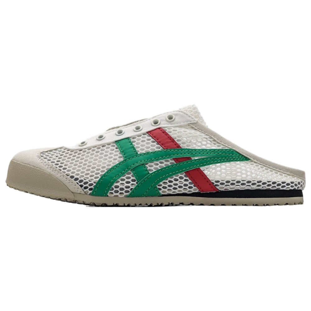 اونيتسوكا تايجر ميكسيكو66 شبشب للأطفال أبيض واخضر