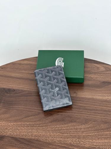 Goyard Green Logo Card Wallet - E-SEVEN STORE
