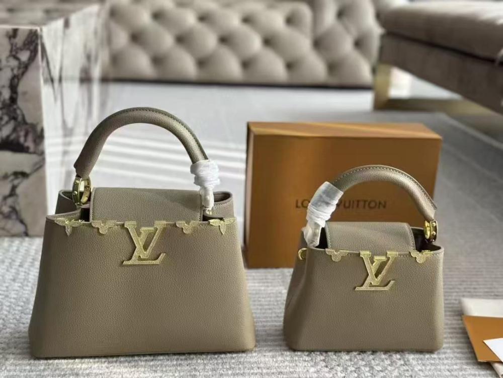 شنطة لويس فيتون نسائية كابوسين مقاسين لايت بيج