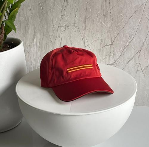 Zenia Unisex Red Hat with Embroidered Logo - E-SEVEN STORE