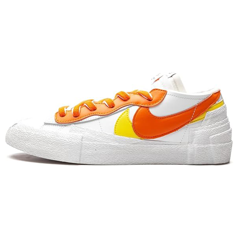 Nike x Sacai Blazer Unisex Low Top Shoe White Orange Yellow